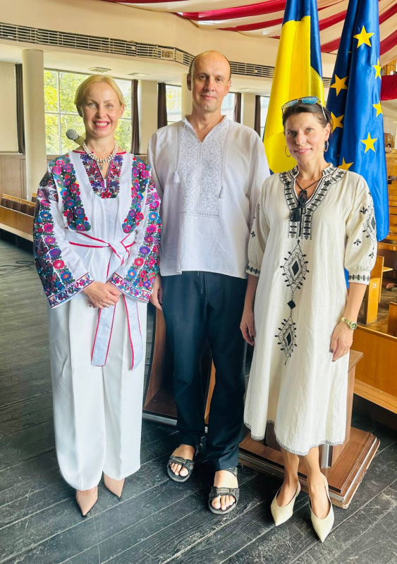 Фото з урочистої зустрічі