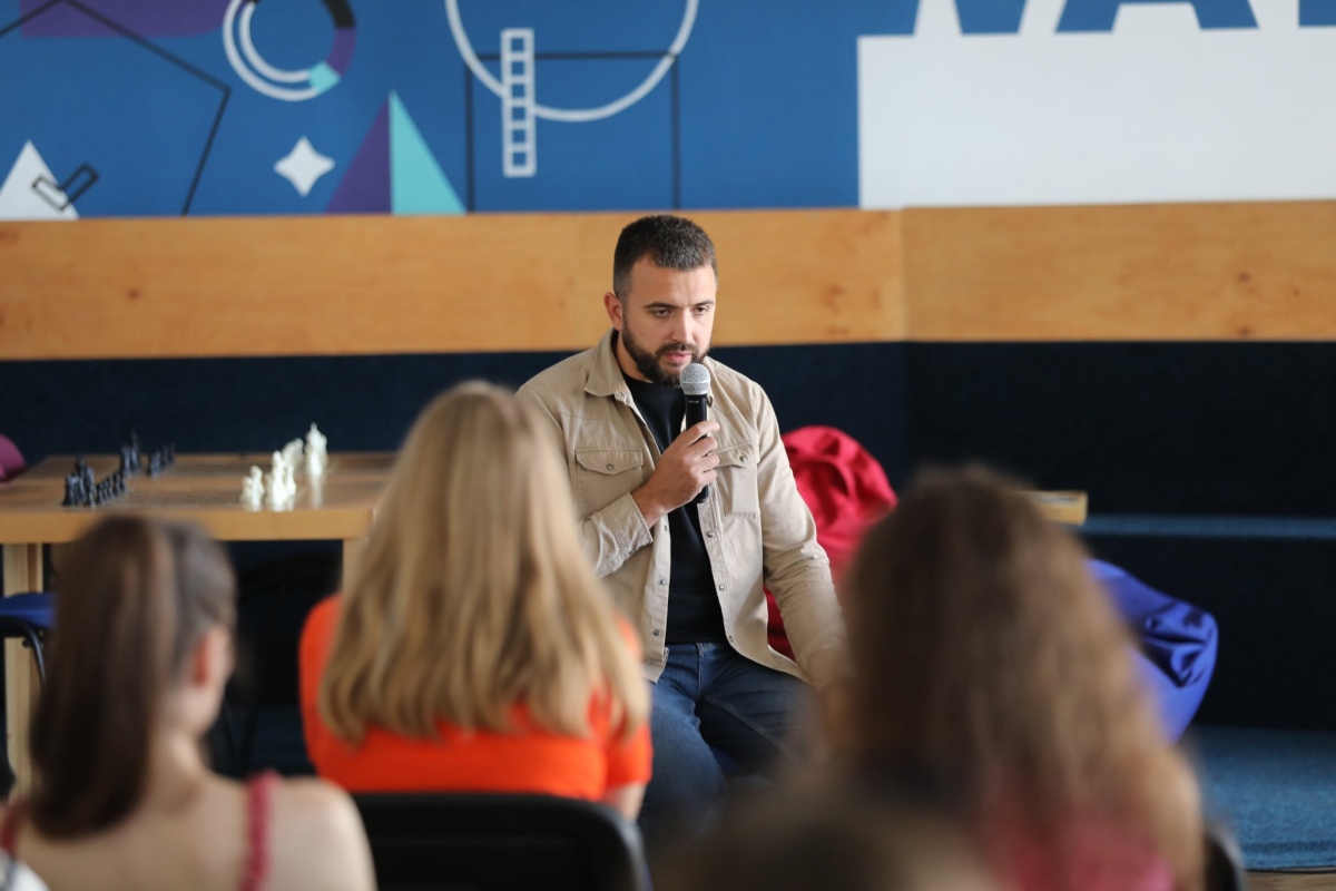 Фото із зустрічі у Львівській політехніці