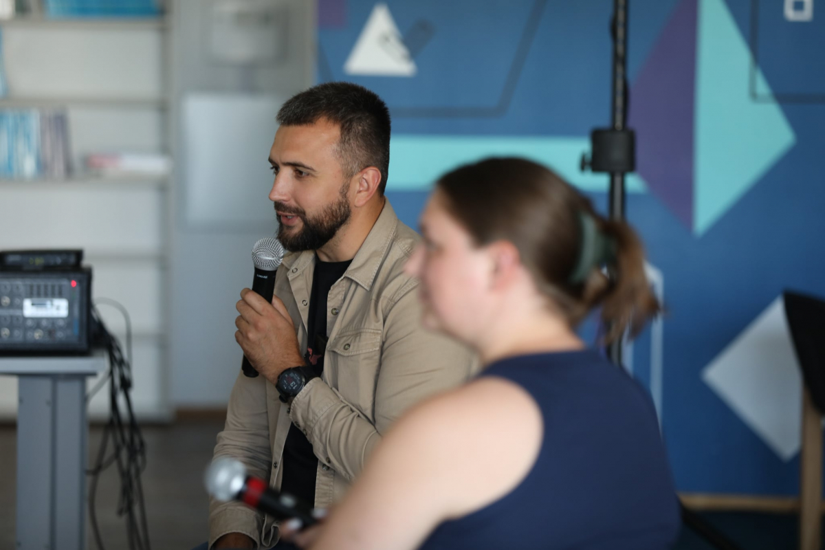 Фото із зустрічі у Львівській політехніці