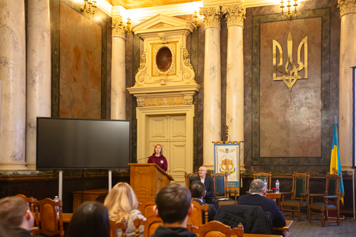 Фото із заходу у Львівській політехніці