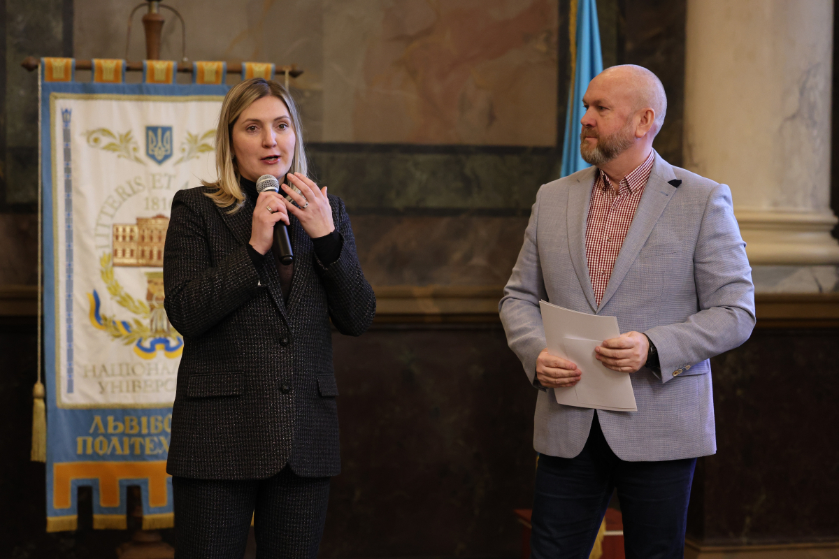Фото із заходу у Львівській політехніці