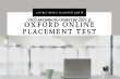 Заставка до Oxford Online Placement Test