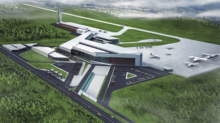 ескіз реконструкції аеропорту «Тернопіль»