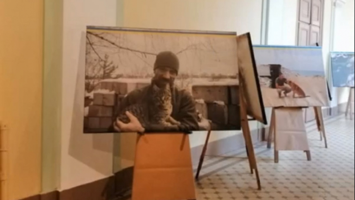 на фотовиставці «Фронтові друзі»