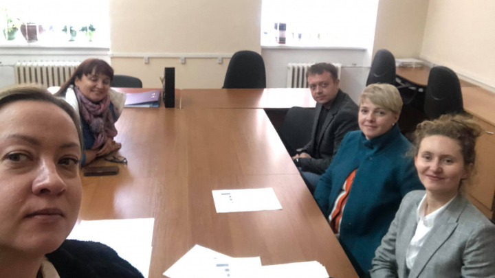 Фото із зустрічі на кафедрі ЖЗМК