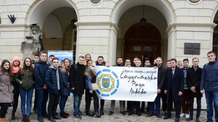  інавгурація новобраного студентського мера