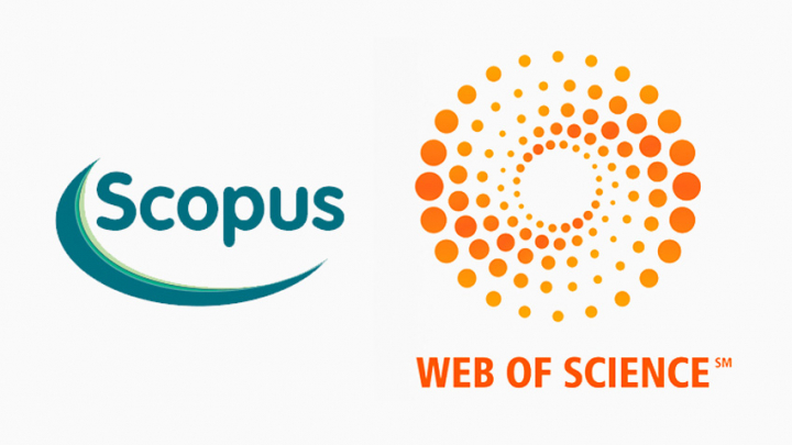 Лого Scopus і Web of Science