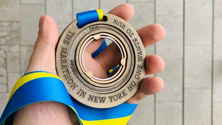 Медаль учасника марафону