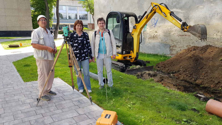 Фото з процесу облаштування полігону