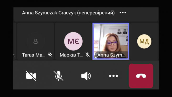 Скріншот з онлайн-лекції