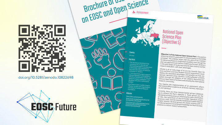 Open4UA project featured in the EOSC Future Brochure of Use Cases