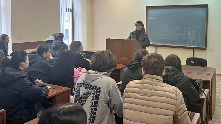 Фото із зустрічі на кафедрі ЖЗМК