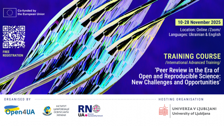 Training course ‘Peer Review in the Era of Open and Reproducible Science’