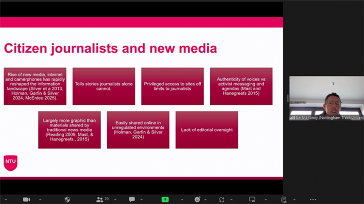 Скріншот з онлайн-конференції