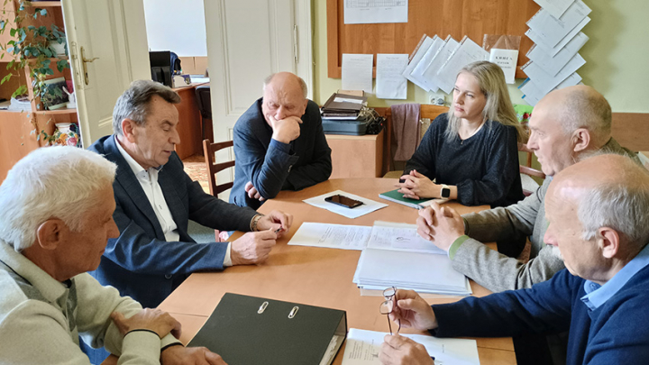 Фото із зустрічі на кафедрі ХТС