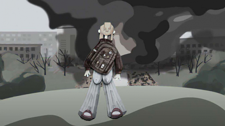 Скріншот з відеозапису