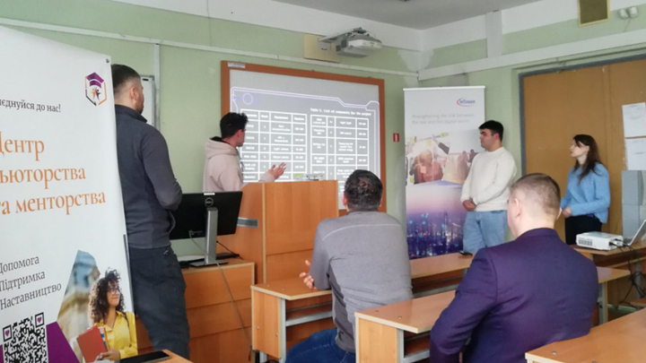 Фото із зустрічі на кафедрі САП